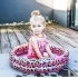 Swim Essentials - Baby zwembad - Ø 60cm - Panterprint Rosé Goud