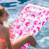 Swim Essentials - Luchtbed - Luxury - Neon Roze Panterprint