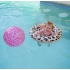 Swim Essentials - Strandbal - Neon Panterprint