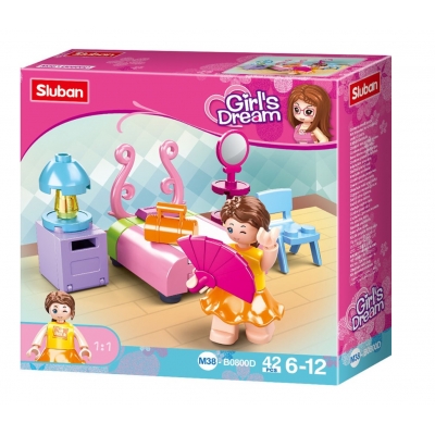 Sluban Girls Dream: slaapkamer (M38-B0800D)