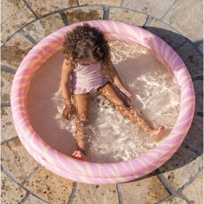 Swim Essentials - Kinderzwembad - Ø 100cm - Roze zebra