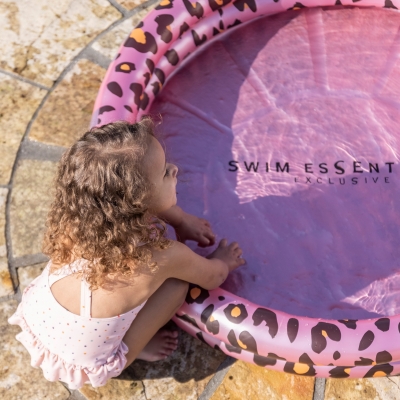 Swim Essentials - Kinderzwembad - Ø 100cm - Rose Goud Panterprint