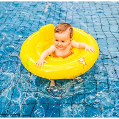 Swim Essentials - Baby float Geel - 0-1 jaar
