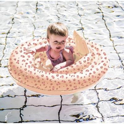 Swim Essentials - Baby float - Old Pink Panterprint  - 0-1 jaar