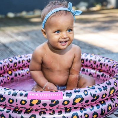 Swim Essentials - Baby zwembad - 60cm - Panterprint Rosé Goud