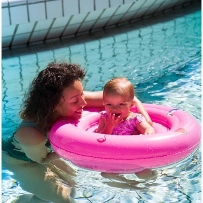Swim Essentials - Baby float Roze - 0-1 jaar