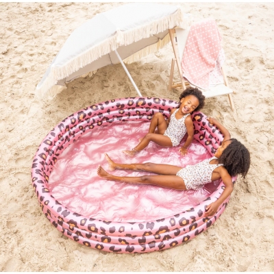 Swim Essentials - Kinderzwembad - 150cm - Panterprint Rosé goud